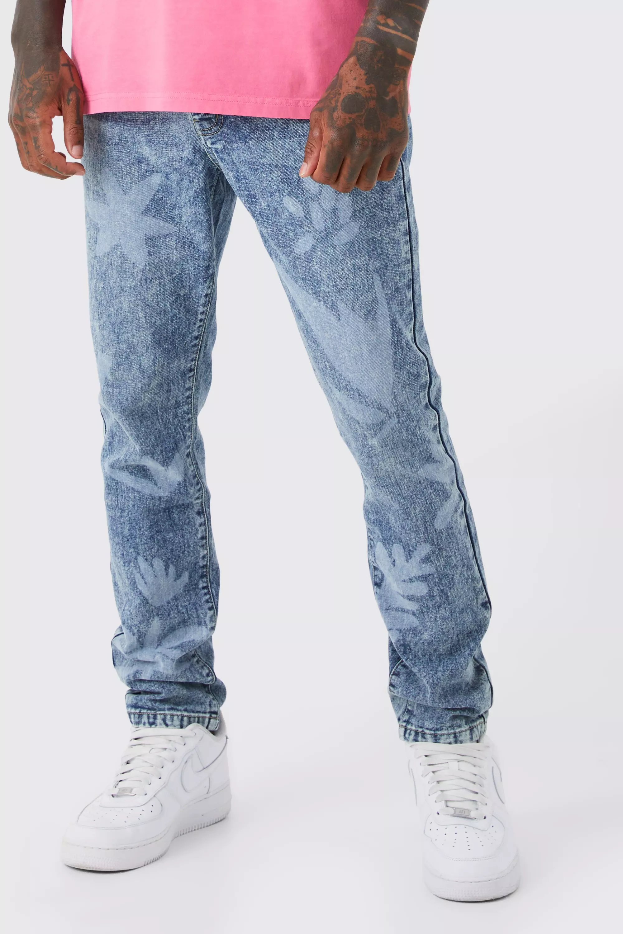 Laser wash hot sale denim